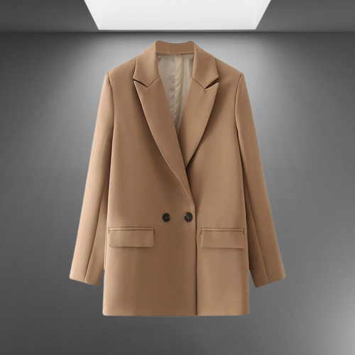 Timeless Double-Breasted Blazer for Women's Workwear