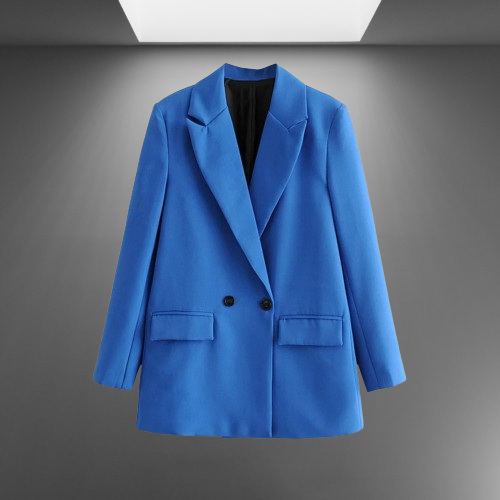 Timeless Double-Breasted Blazer for Women's Workwear