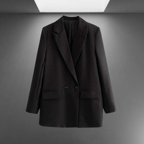 Timeless Double-Breasted Blazer for Women's Workwear