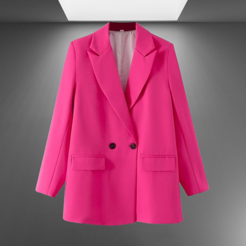 Timeless Double-Breasted Blazer for Women's Workwear