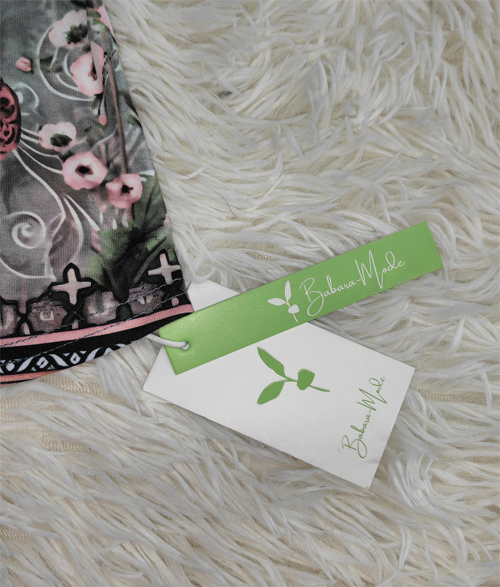 Watercolor Floral Print Sleeveless Blouse