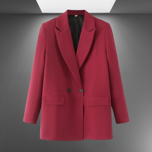 Timeless Double-Breasted Blazer for Women's Workwear