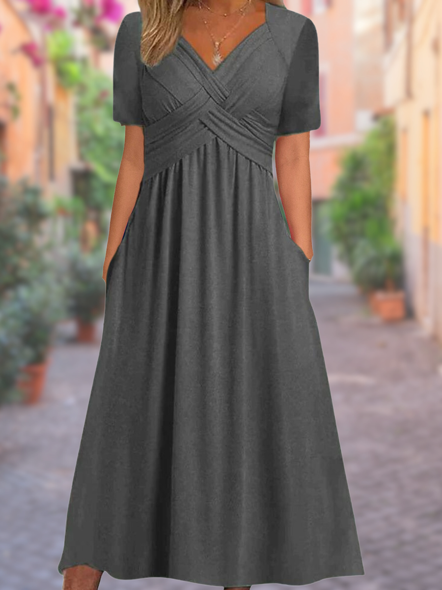 Selby Summer Maxi Dress with Cut-Out Design
