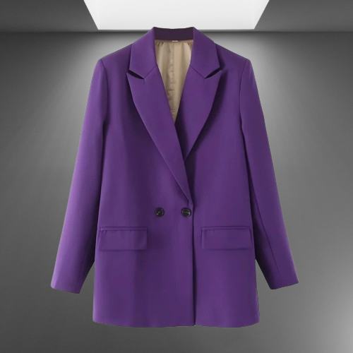 Timeless Double-Breasted Blazer for Women's Workwear