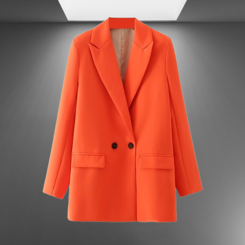 Timeless Double-Breasted Blazer for Women's Workwear