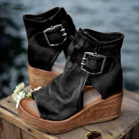 Women's Bohemian-Inspired Wedge Sandals