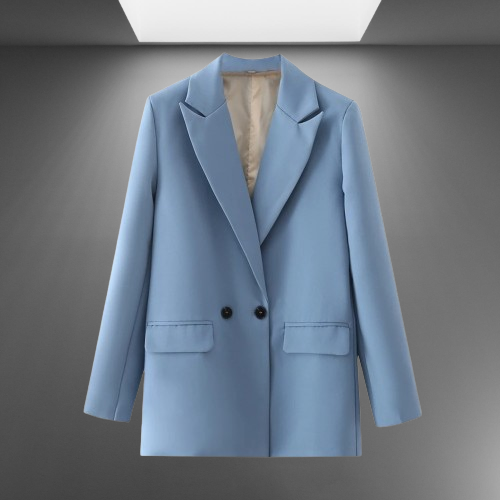 Timeless Double-Breasted Blazer for Women's Workwear