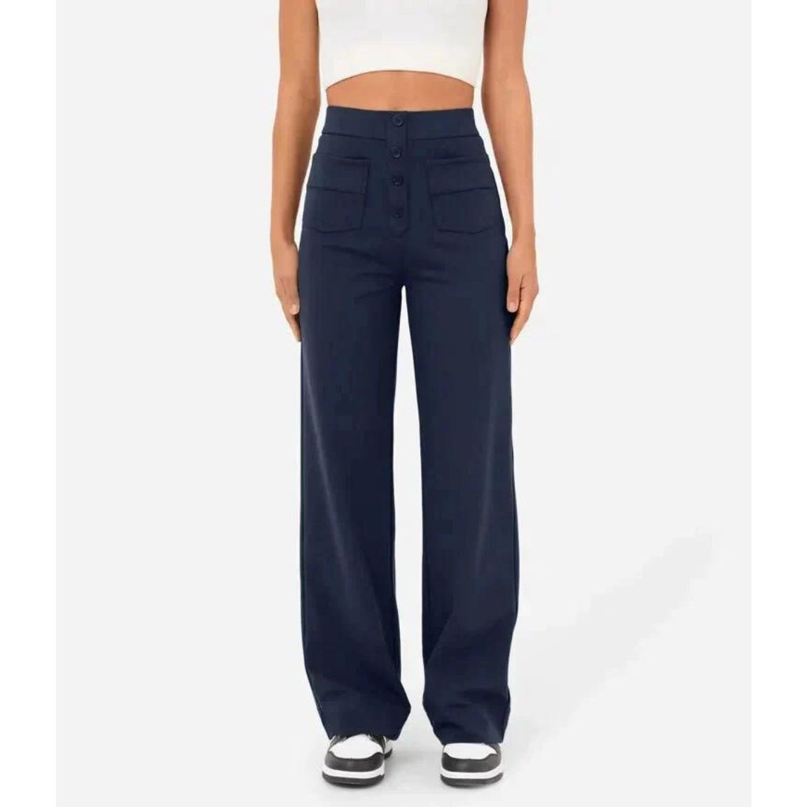 Comfortable High-Waisted Stretch Pants