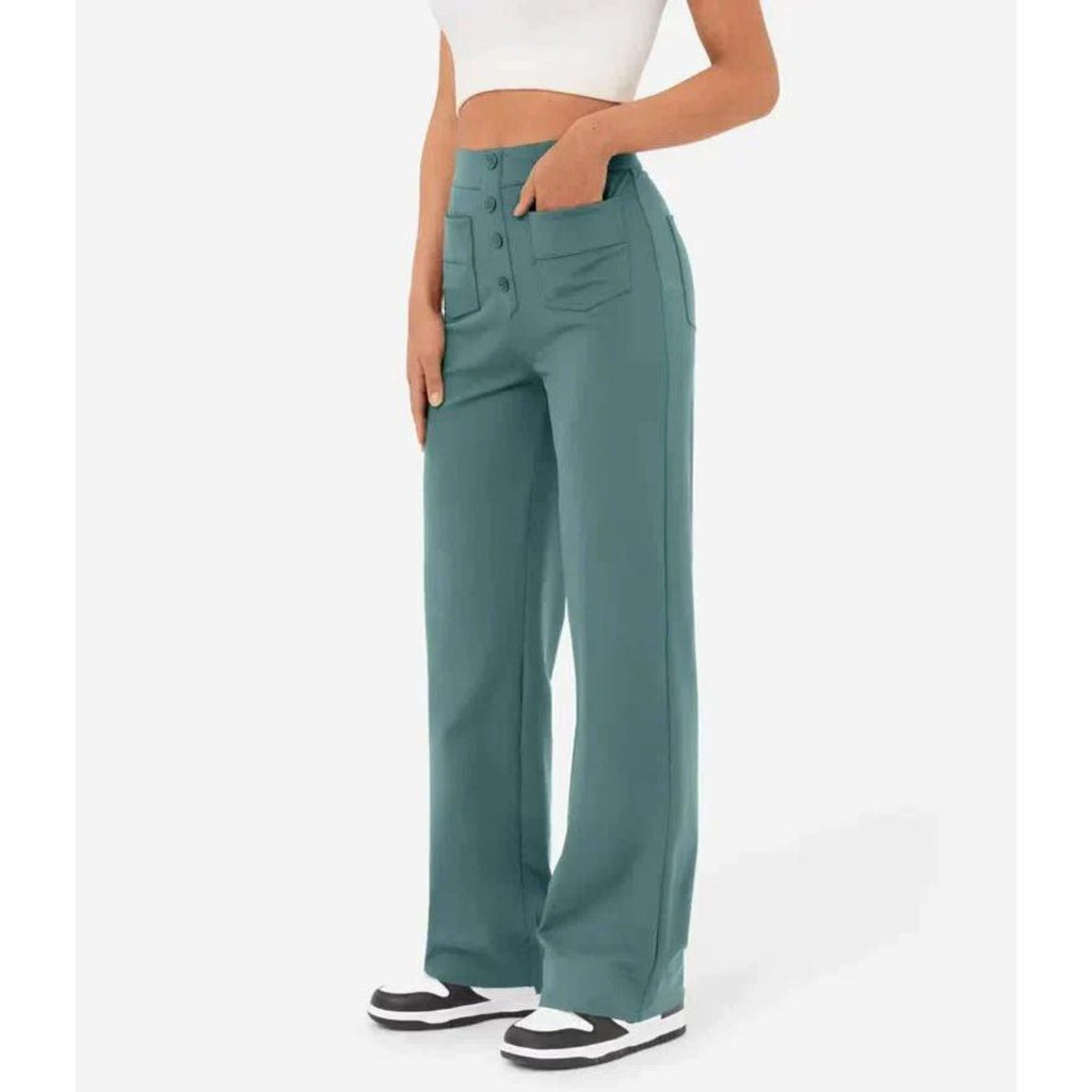 Comfortable High-Waisted Stretch Pants