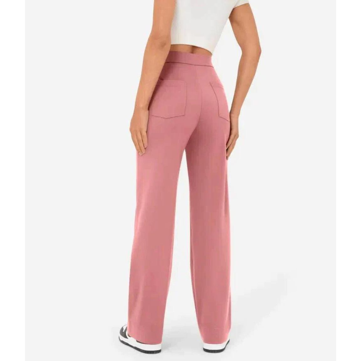 Comfortable High-Waisted Stretch Pants