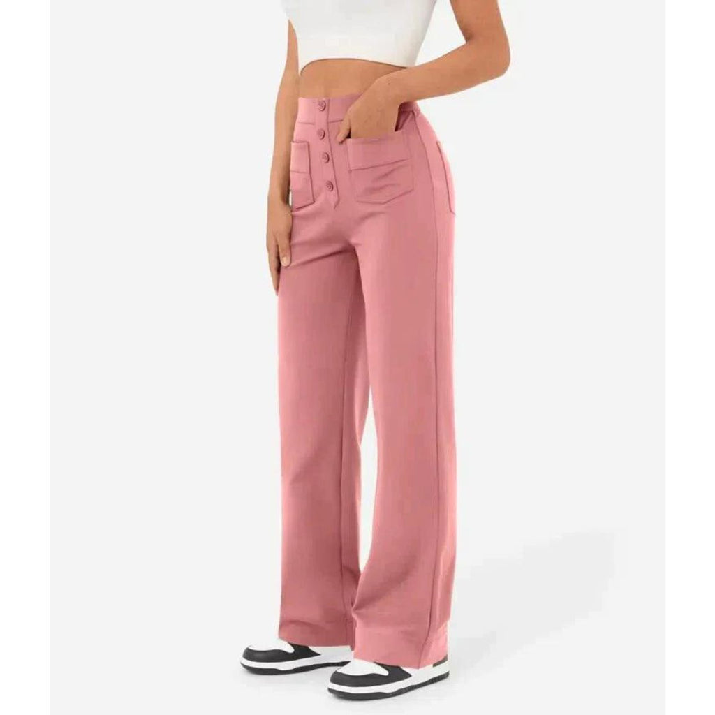 Comfortable High-Waisted Stretch Pants