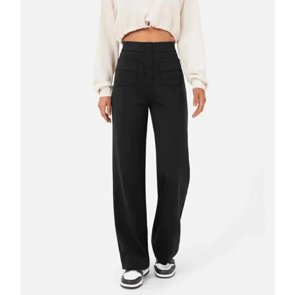 Comfortable High-Waisted Stretch Pants