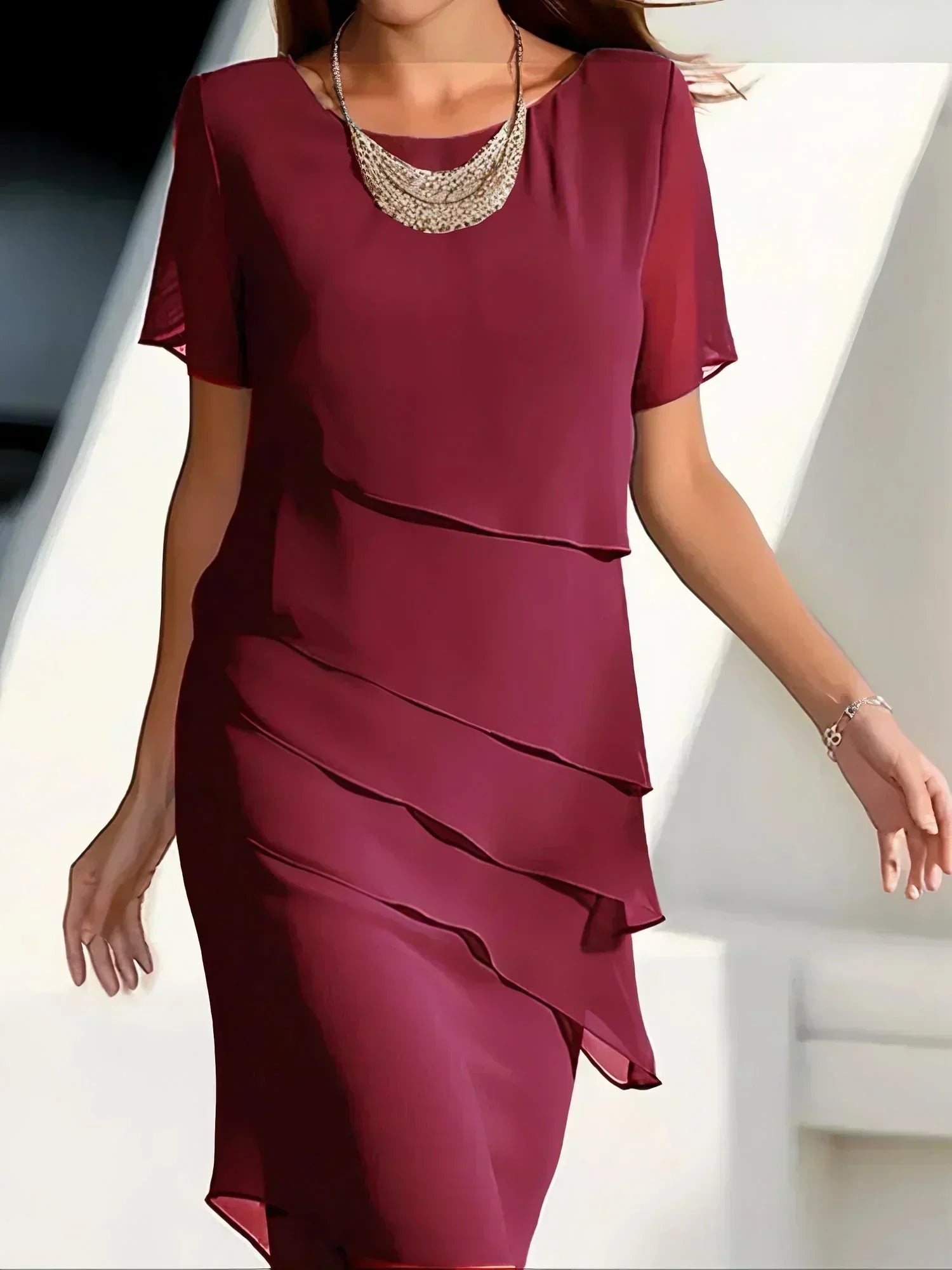 Chic Silhouette-Enhancing Dress