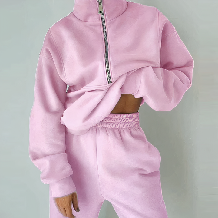 Ira - Cozy 2-Piece Tracksuit Ensemble