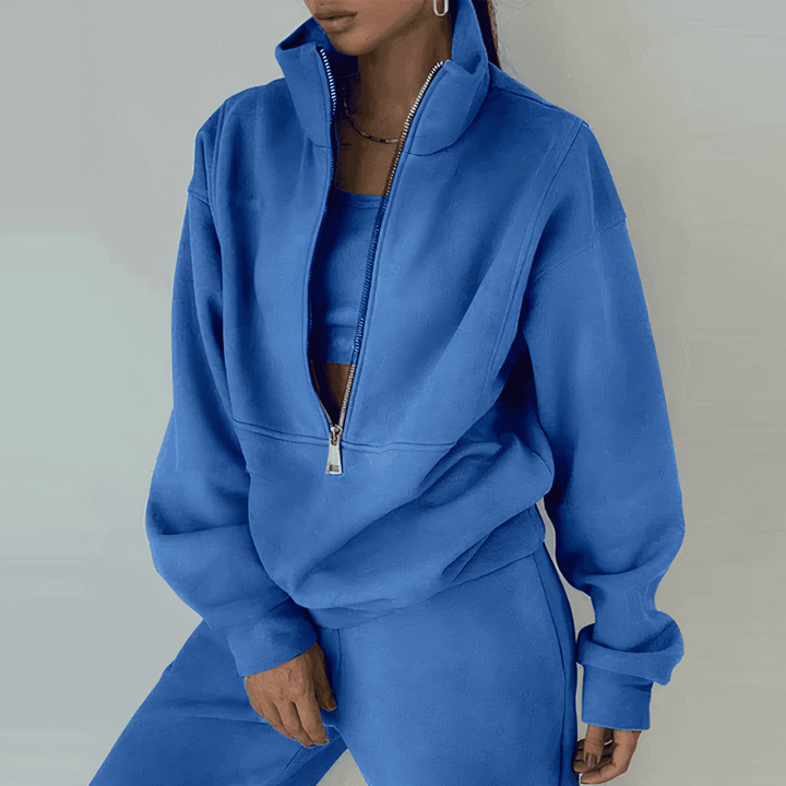 Ira - Cozy 2-Piece Tracksuit Ensemble