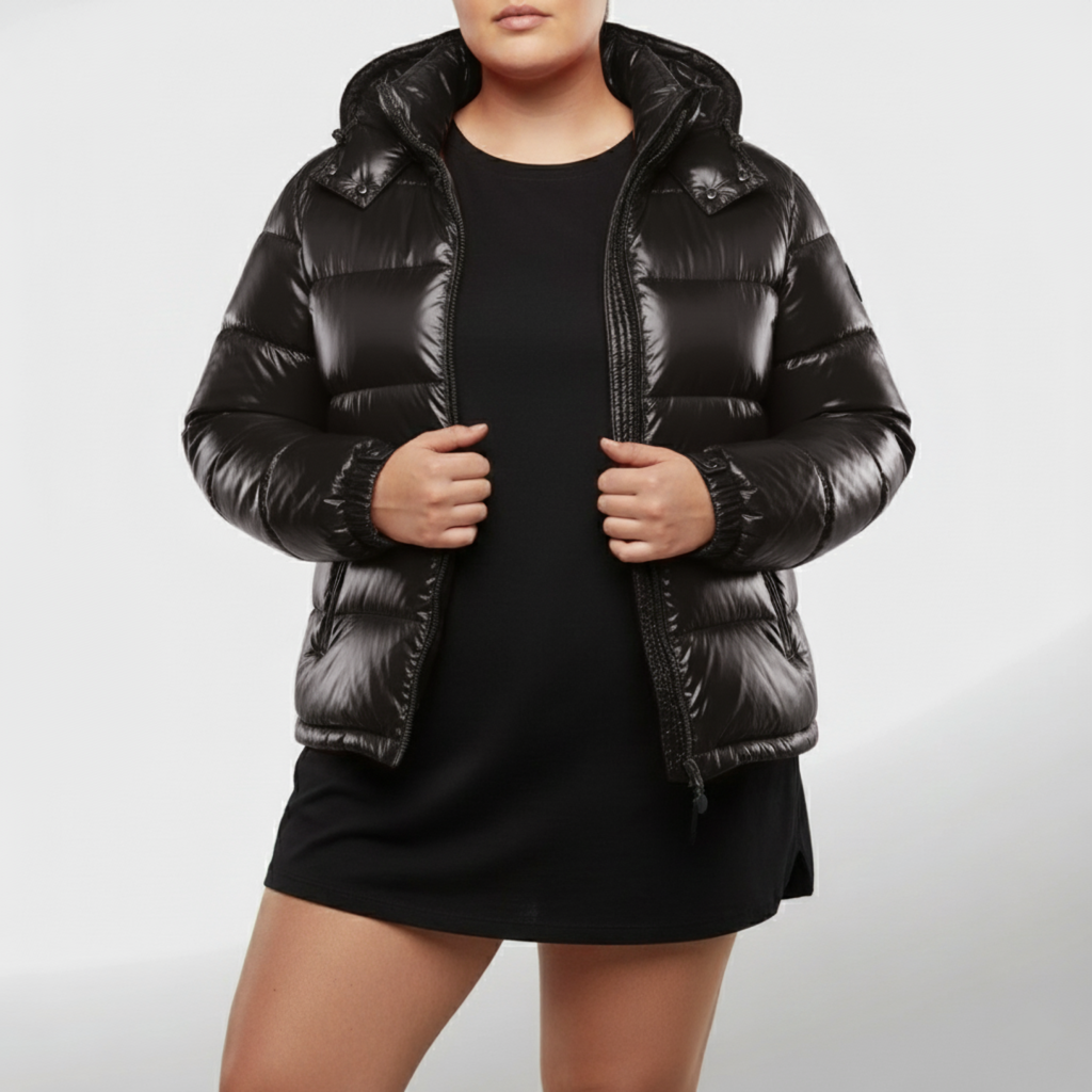 Plus Size Women's Warm and Cozy Insulated Puffer Jacket
