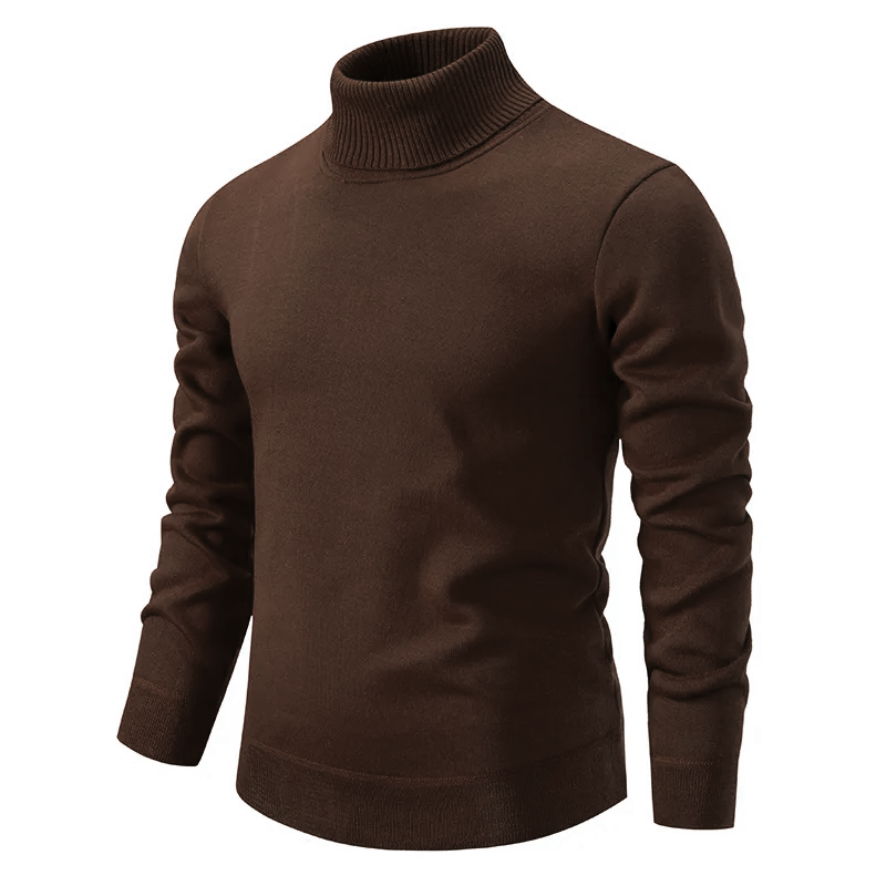 Pure Cotton Turtleneck Knit Sweater