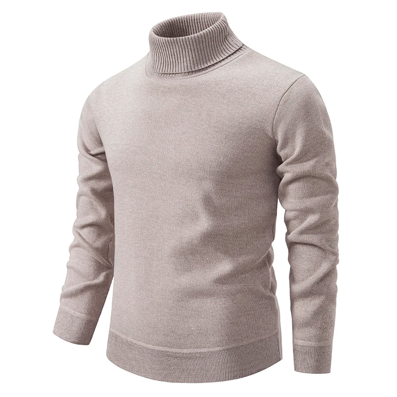 Pure Cotton Turtleneck Knit Sweater