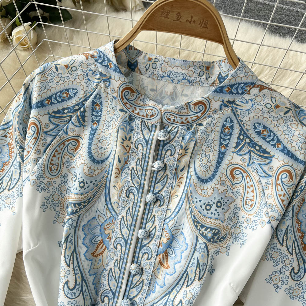 Floral A-Line Dress with Cinched Waist