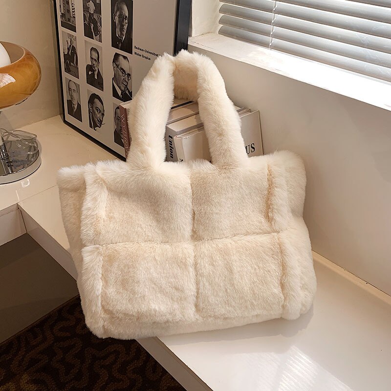 Dante Plush Handbag: Essential Stylish Winter Accessory for Women