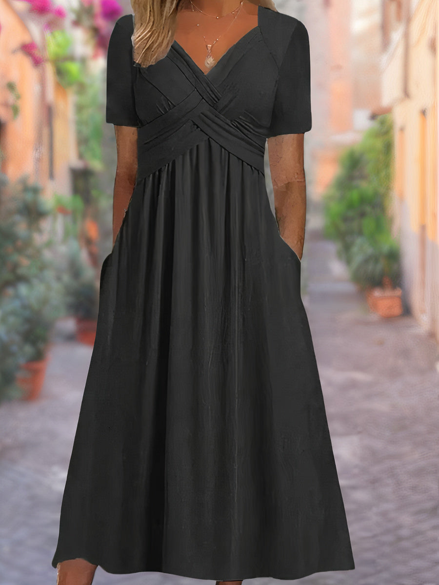 Selby Summer Maxi Dress with Cut-Out Design