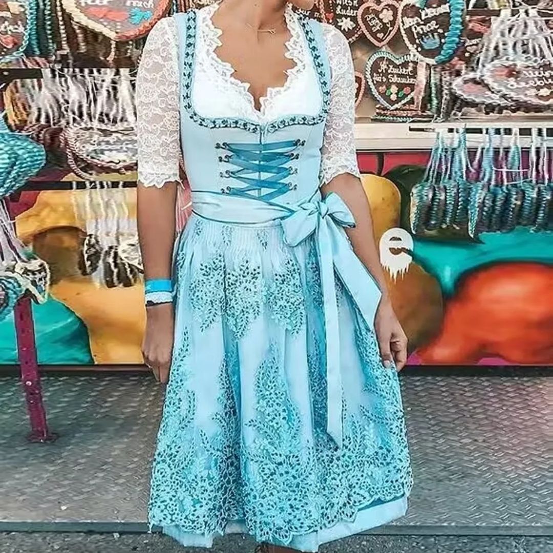 Traditional Bavarian Dirndl Dress