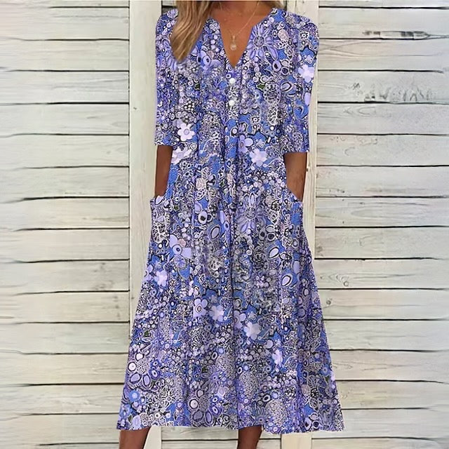 Jazmyn Graceful Floral Gown
