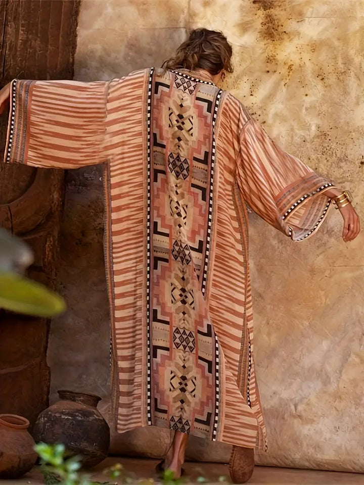 Plus Size Bohemian Style Kimono