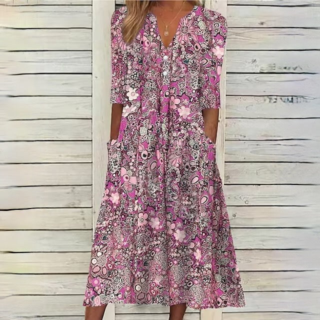 Jazmyn Graceful Floral Gown