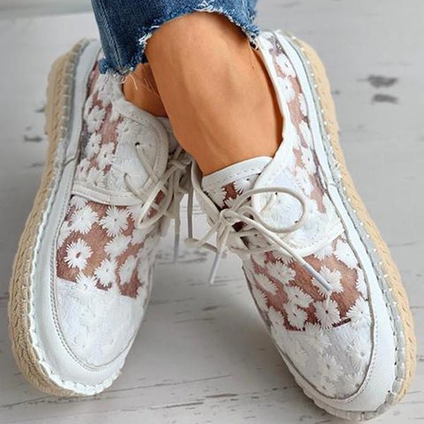 Embroidered Liz Athletic Sneakers