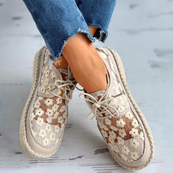 Embroidered Liz Athletic Sneakers
