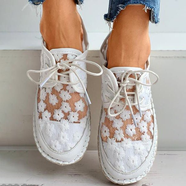 Embroidered Liz Athletic Sneakers