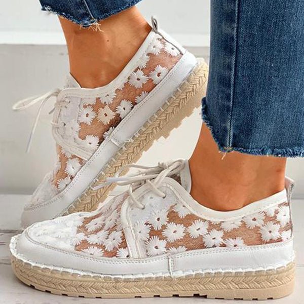 Embroidered Liz Athletic Sneakers