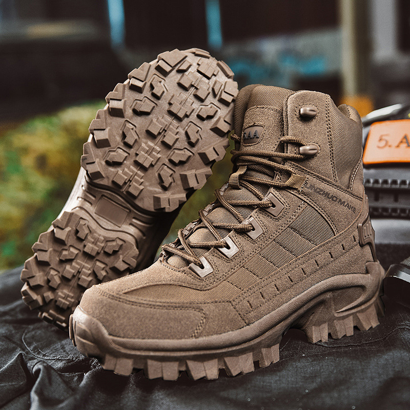 Stylish Military-Inspired Winter Boots