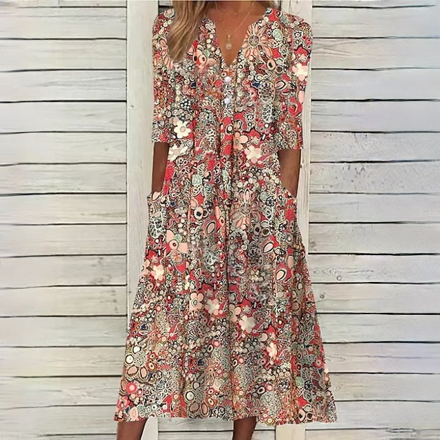 Jazmyn Graceful Floral Gown